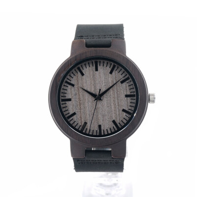 

BOBO BIRD wooden quartz pointer watch C16