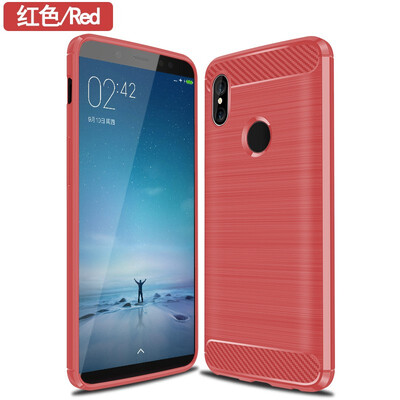 

Fivice XIAOMI Redmi note 5 case Brushed carbon fiber silicone anti-fall soft shell phone case
