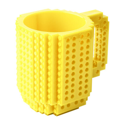 

350ml Creative Milk Mug Coffee Cup Creative Build-on Brick Mug Cups Drinking Water Holder for Building Blocks Design