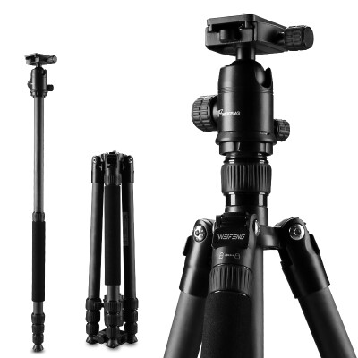 

Weifeng (WEIFENG) WF-C6611 carbon fiber tripod SLR camera photography tripod bracket travel portable tripod black
