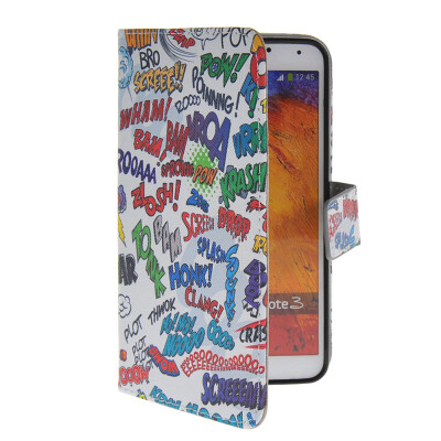 

MOONCASE Pattern Style Leather Side Flip Wallet Card Slot Pouch Stand Shell Back Case Cover For Samsung Galaxy Note 3 N9000