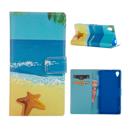 

MOONCASE ЧЕХОЛ ДЛЯ Sony Xperia Z3 Flip PU Leather Fold Wallet Card Slot Kickstand Back [Pattern series] /a18