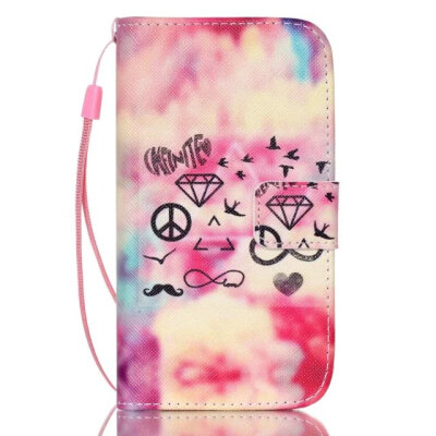 

MITI Painted Multiple pattern fashion flip Case For Samsung S4 Case Samsung GALAXY S4 flip Case I9500 Cover painted leather case