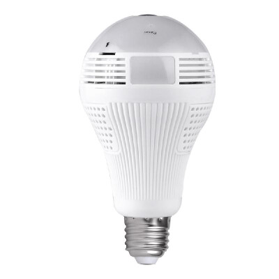 

360° Mini Bulb Camera Security Wireless Lamp Cameras Fisheye Panoramic Bulb WIFI Network Remote Monitor
