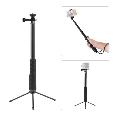 

LDX-808 Suit Aluminum Alloy Selfie Stick Kit 36cm-110cm 4-Section Extendible Handheld Selfie Stick with Remote Controller Clip