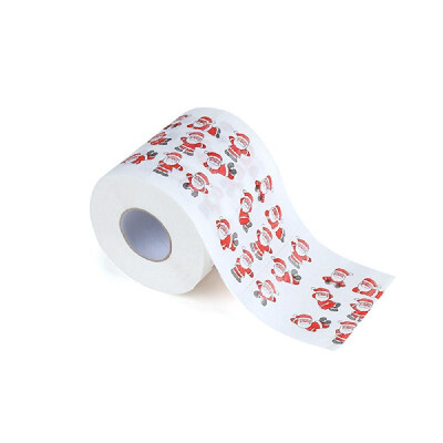 

Christmas Printing Paper Toilet Tissues Novelty Roll Paper for Christmas Decoration
