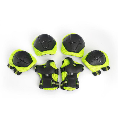 

Romacci Lixada 6PCS Brace Kids Youth Cycling Roller Skating Skateboard Elbow Knee Hands Wrist Safety Protection Guard Pads Set