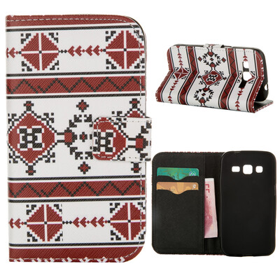 

MOONCASE ЧЕХОЛ ДЛЯ Samsung Galaxy Core Prime G360 Flip Leather Foldable Stand Feature [Pattern series] /a19