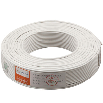 

Shanze SAMZHE C28BWG-4C 4-core single-piece copper telephone line RJ11 telephone cable project home improvement voice wiring office room dedicated 150 m roll