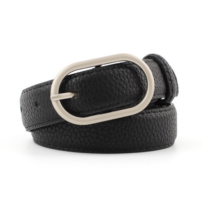 

Badinka 2018 New Gold Silver Black Pink White Faux Leather Belt Wasitband Ladies Thin Skinny Waist Belts for Women Jeans Pants