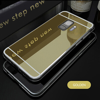 

For samsung A8 2018 S8 S9 Plus 2018 bling cosmetic Mirror Silicone case For Samsung Galaxy J3 J5 J7 Pro 2017 Soft TPU frame Skin