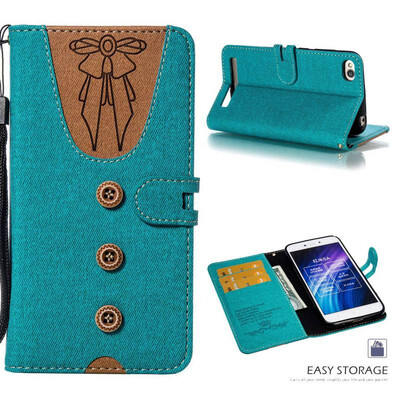 

MOONCASE Millet red rice 5A stitching embossed womens leather case - green