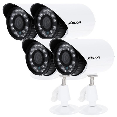

Romacci KKmoon® 4pcs Lot 1500TVL Cameras CMOS 36mm Weatherproof IP66 IR-CUT Filter Day Night Outdoor Indoor Home Security C