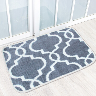 

Yier man floor mat home textile non-slip absorbent floor mat bathroom door mat kitchen bathroom dust bedroom bedside blanket geome