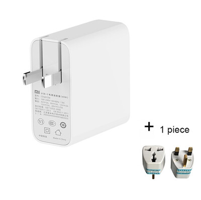 

For Xiaomi USB-C Charger 65W QC 30 USB plug Type C Cable Adapter Mi Phone laptop air PRO 125 133 156 PD 20 Quick charge