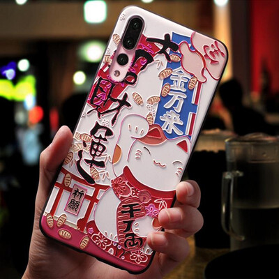 

For Huawei P10 PLUS P9 Phone cases For Huawei P8 LITE 2017 covers Silicone Soft TPU 3D Emboss Patterned Fitted cases