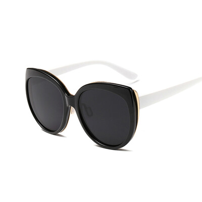 

FEIDU 2016 Винтаж сексуальный кошачий глаз солнцезащитные очки женщин Бренд дизайнер негабаритных солнцезащитные очки для женщин uv400 Oculos де соль Feminino