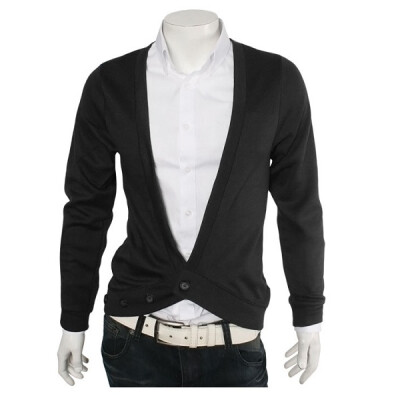 

Zogaa New Mens Cardigans Fashion Slim 1 buttons