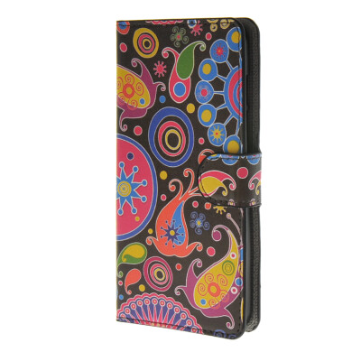 

MOONCASE Flower style Leather Wallet Flip Card Slot Stand Pouch Case Cover for ASUS Zenfone 5 A501CG A08