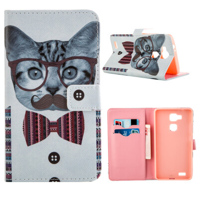 

MOONCASE Case for Huawei Ascend Mate 7 Flip PU Leather Fold Wallet Card Slot Kickstand Back Case Cover [Pattern series] /a10