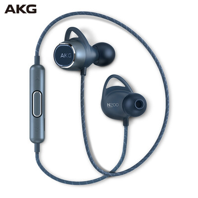 

AKG N200 WIRELESS In-Ear Wireless Bluetooth Headphones Magnetic Sports Headphones Reference Level HIFI Sound Quality Phone Callable Ink Blue