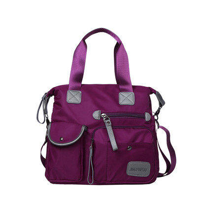 

ZHANAO nylon cloth handbag 2018 new waterproof handbag shoulder diagonal package