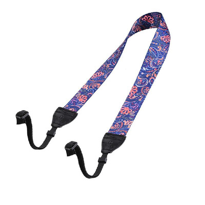 

Retro Style Double Cotton Yard Colorful Pattern Shoulder Neck Strap Camera Strap Bags Wristband for Canon SLR DSLR Cameras