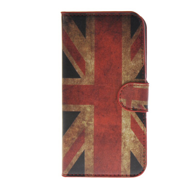 

MOONCASE UK British Flag Leather Side Flip Wallet Card Slot Stand Pouch ЧЕХОЛ ДЛЯ Samsung Galaxy S6 Edge