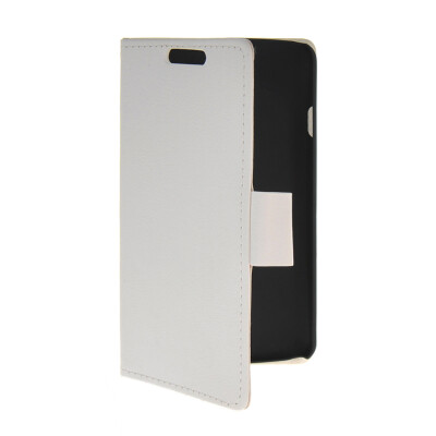 

MOONCASE Slim Leather Side Flip Wallet Card Slot Pouch Stand Shell Back ЧЕХОЛ ДЛЯ LG F70 White