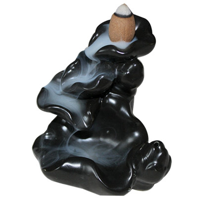 

UpperX Ceramic Step by step rise Lotus Incense Burner Holder