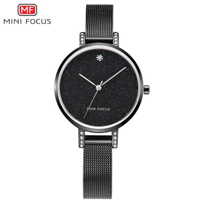 

MINI FOCUS Fashion Casual Stainless Steel Strap Women Quartz Watch MF0160L