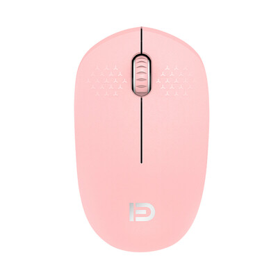

Fude i210 wireless mouse fashion convenient universal U port plug&play home desktop computer notebook business office mouse pink