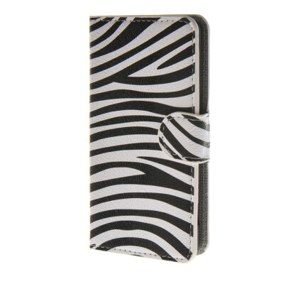 

MOONCASE Zebra style Leather Side Flip Wallet Card Slot Stand Pouch Case Cover for Sony Xperia Z4 Compact (Mini) a07