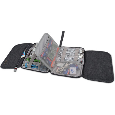 

BUBM SER- Waterproof Resilience Portable Digital Accessory Storage Bag Data Cable Storage Bag Electronic Product Finishing Bag