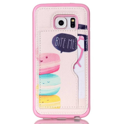 

MITI Case For Samsung S6 Edge Colorful Painting Luxury PU Leather Back Cover For Samsung S6 Edge