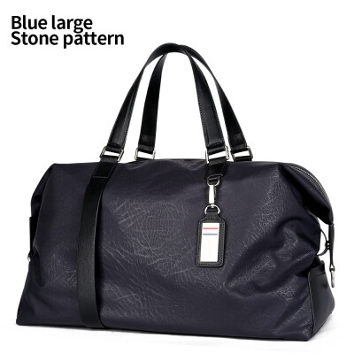 

Mens travel bag portable sports fitness bag folding Korean duffel bag outdoor mens bag waterproof