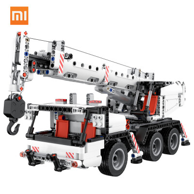 

Xiaomi Mitu Building Blocks Miniature City Engineering Crane Robot Educational DIY Toys Car Truck 360° Rotating Control