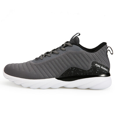 

PEAK mens shoes new comfortable light&easy running shoes fashion sports shoes men DH830017 dark gray 43 yards