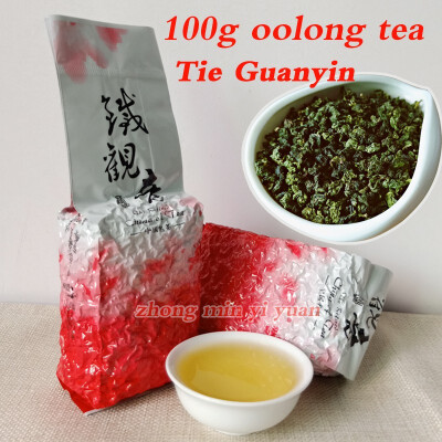 

100g Tieguanyin oolong tea green tea Anxi Tieguanyin natural organic healthy authentic green tea free delivery