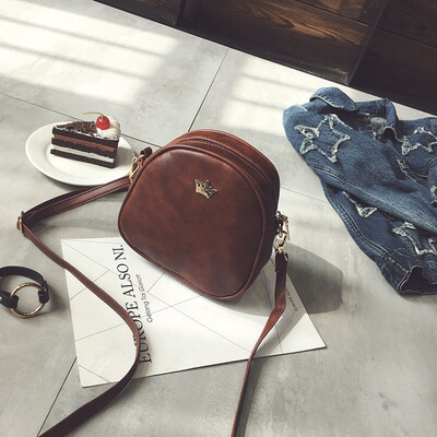 

Fashion Women Handbag Messenger Bags PU Leather Shoulder Bag Lady Crossbody Mini Bag Female Crown Evening Bags