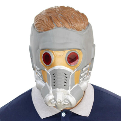 

Galaxy Guard 2 Star Helmet COS Hero Video Game Anime Mask Halloween Makeup Latex Head