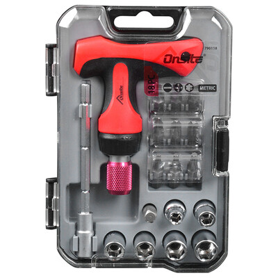 

Tactical Tactix 790118 Onsite Series Screwdriver Set T-handle Screwdriver Multi-function Screwdriver Torx Sleeve Screwdriver