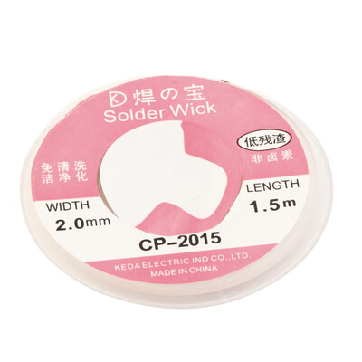 

CP-2015 2.0mm отпайки Оплетка Пайка Remover Wick Аксессуар 0,75м
