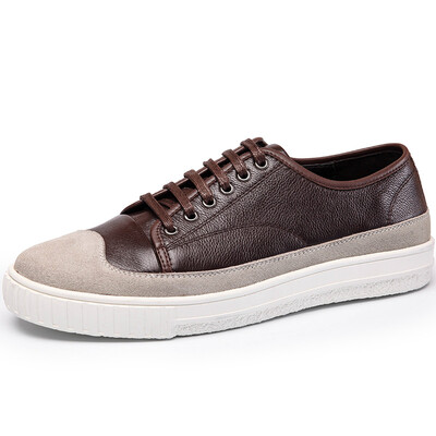 

OKKO men 's shoes men' s casual shoes British board shoes trend leisure shoes 8733 dark brown 40 yards