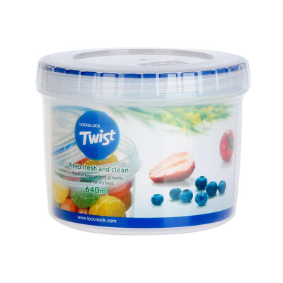 

Locks Locks Sealed Plastic Storage Box Milk Powder Cans Tea Cans Snack Cans Refrigerator Storage Tanks Storage Tanks Storage Jars Spice Jars Storage Bottles Spiral Open Cover LLS131 640ml