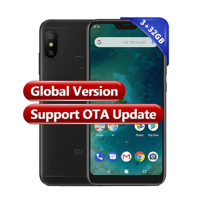 

Global Version Xiaomi Mi A2 Lite 3GB RAM 32GB ROM Moblie Phone Dual Camera Snapdragon 625 Octa Core 584" 199 Full Screen