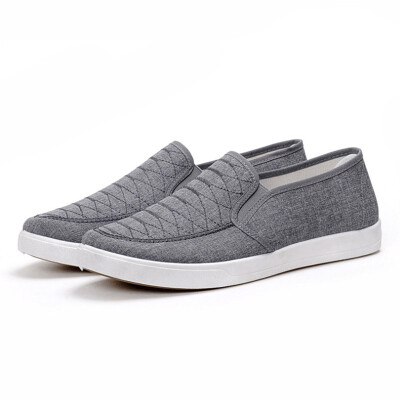 

Novel Teez Cloth shoes mens casual one-legged shoes lazy shoes breathable flat low-top canvas shoes