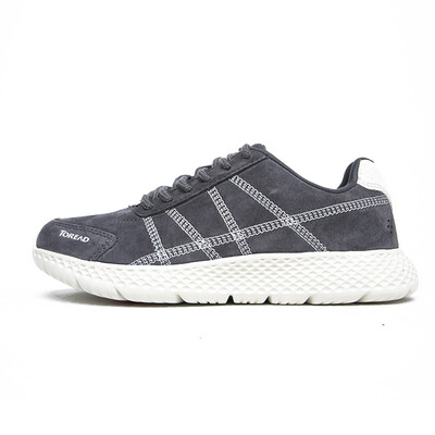 

Pathfinder TOREAD walking shoes autumn&winter couple models outdoor elastic non-slip wear-resistant high rebound walking shoes TFOG92701 warm dark gray steam gray female 36