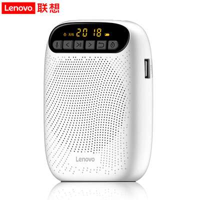 

Lenovo Anovity A500 bee loudspeaker speaker high power portable tour guide teaching special mini stereo speaker U disk singing machine ceramic white