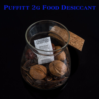 

Puffitt 2 - 5g silica gel food desiccant 100 small package dehumidification moisture-proof mildew preventive clothing shoes&h